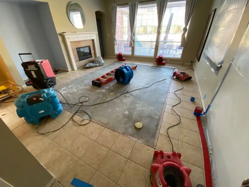 water damage restoration service Roseville